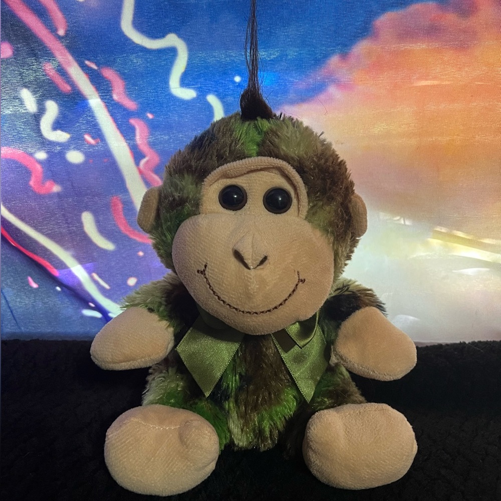 Small Camo monkey plushie